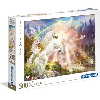 Clementoni Пъзел 500 части Еднорог Sunset Unicorns Клементони Clementoni 35054