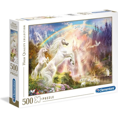 Clementoni Пъзел 500 части Еднорог Sunset Unicorns Клементони Clementoni 35054