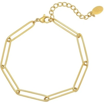 Ornamenti pozlacený náramek Locked Chain gold OOR350018