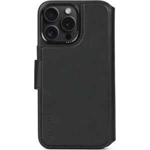 Decoded Leather Detachable Wallet, black - iPhone 15 Pro Max (k-D24IPO15PMDW5BK)