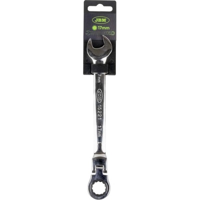 JBM klíč kombinovaný ráčnový FLEX 17 mm zrcadlový povrch 15221
