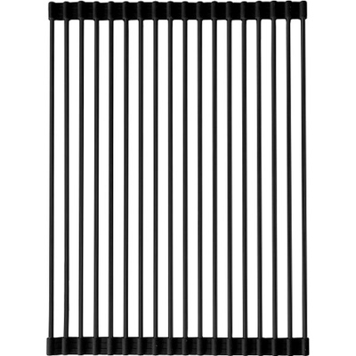 Alveus AllRound - CHROME + SILIKON 45x35 cm - BLACK ADDITON, 1148145
