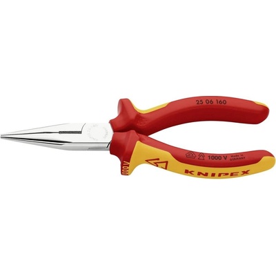 Knipex 25 06 160 VDE ploché jehlové kleště rovné 160 mm