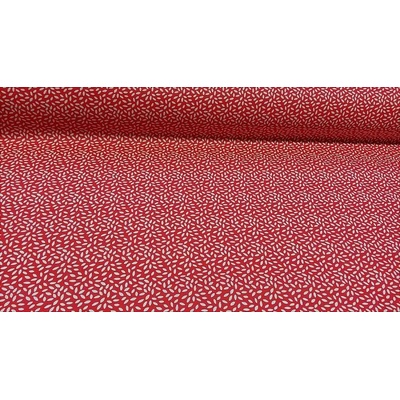 Bavlnená látka STILI rouge červená šírka 150 cm