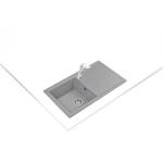 Teka Гранитна мивка teka stone 50 b-tg СИВ МЕТАЛИК Мивка за вграждане
