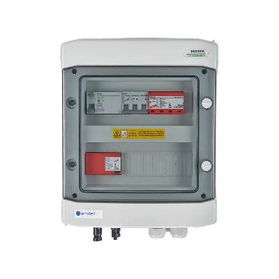 EM-1101_DCAC Разпределителна кутия DCAC, IP65, SPD DC Dehn 1000V тип 1+2, 1 x PV верига, 1 x MPPT, SPD AC Dehn тип 1+2, 10A 3-F, RCD тип A 40A/300mA (EM-1101_DCAC)