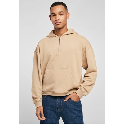 Urban Classics Мъжки суичър с качулка и цип в бежово Urban Classics Zip Hoody unionbeigeUB-TB5501-03738 - Бежов, размер XXL