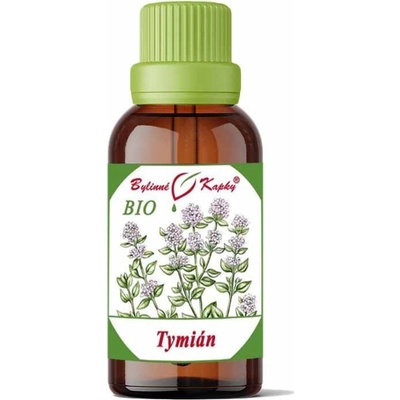 Bylinné kapky Tymian kvitnúca vňať BIO 50 ml