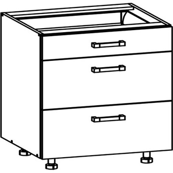 BRW Долен шкаф Older - D3S_80/82_2SMB/SMB (D3S_80/82_2SMB/SMB)