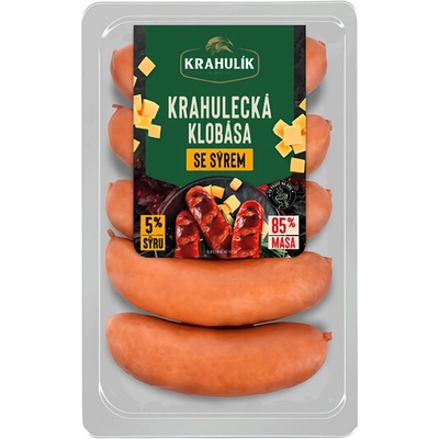 Krahulík Krahulecká klobása se sýrem 350g