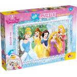 Lisciani Двулицев пъзел Lisciani - Disney Princess, 108 части (LI47963)