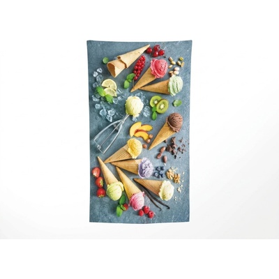 Textilomanie XXL plážová osuška GELATTO farebná 150 x 210 cm