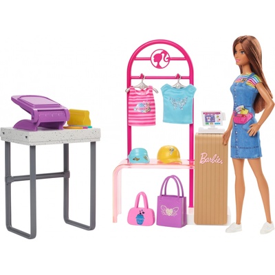 Barbie Módní design studio s panenkou HKT78