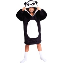 Cozy Noxxiez CH326 Panda hřejivá televizní mikinová deka s kapucí