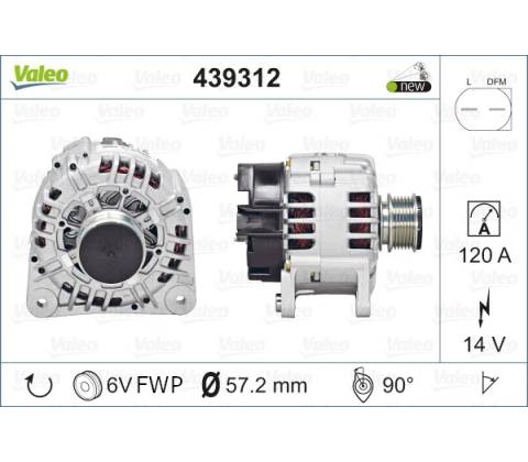 Alternátor VALEO 439312