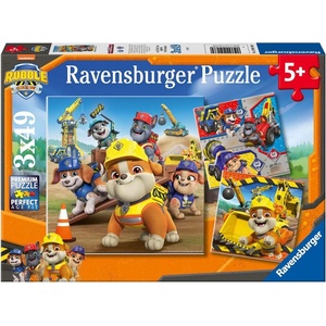 Ravensburger Детски пъзел Ravensburger от 3 x 49 части - Пес Патрул: Рабъл и Бандата (12004168) - ozone
