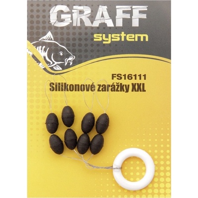 Graff System Silikonové zarážky černé XL 10ks – Zbozi.Blesk.cz