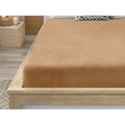 Textilomanie Prostěradlo mikroplyš Soft béžové 90x200
