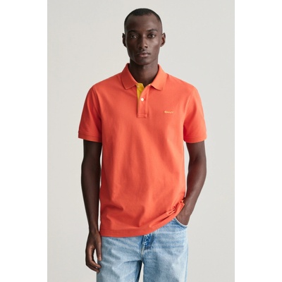 Gant Reg contrast SS Rugger oranžové