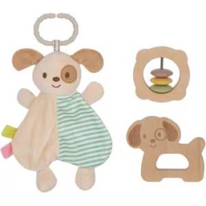 Tooky Toy Tooy Toys: Комплект бебешки играчки, дървени - куче