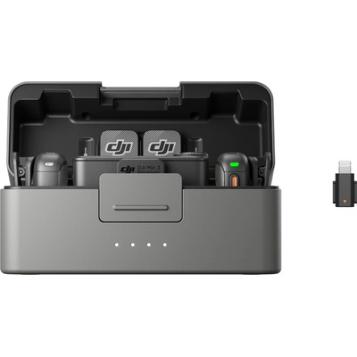 DJI Mic 3 /2 TX + 1 RX + Charging Case/ - CP.RN.00000480.01 – Hledejceny.cz