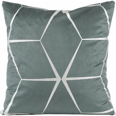 Takoy Zamatová BLINK 28 so striebornou geometrickou potlačou-HF-391055 45 x 45 cm