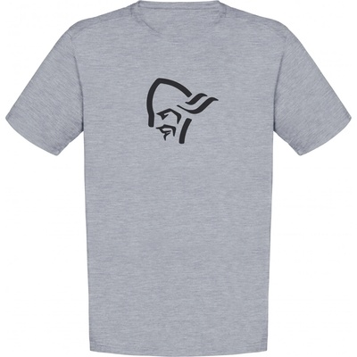 Norrøna Мъжка тениска Norrøna /29 Cotton Viking T-Shirt - Grey Melange / Caviar (016-8193-0513)