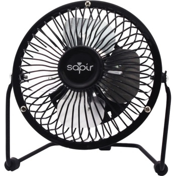 Sapir Настолен usb вентилатор sapir sp 1760 usb6, 2.5w, 5v, Перки 15 см, Черен (1760100009)