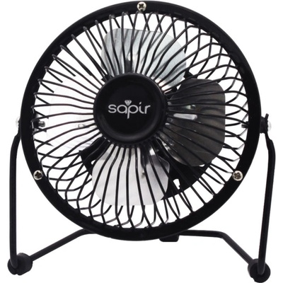 Sapir Настолен usb вентилатор sapir sp 1760 usb6, 2.5w, 5v, Перки 15 см, Черен (1760100009)