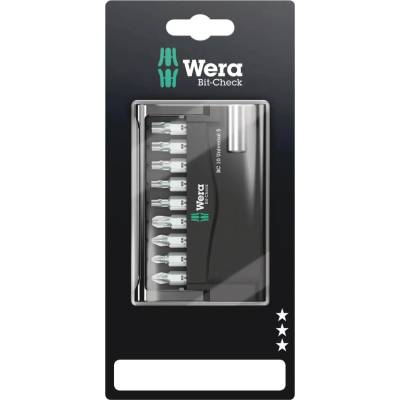 Wera Sada bitů Bit-Check 10 Universal 5 SB 10 dílů 073416