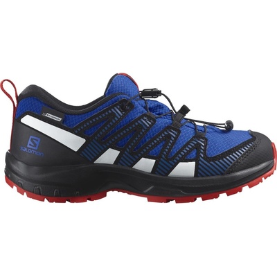 Salomon Юношески маратонки Salomon XA Pro V8 Waterproof Trail Running Shoe Juniors - Lapis Blue/Blk