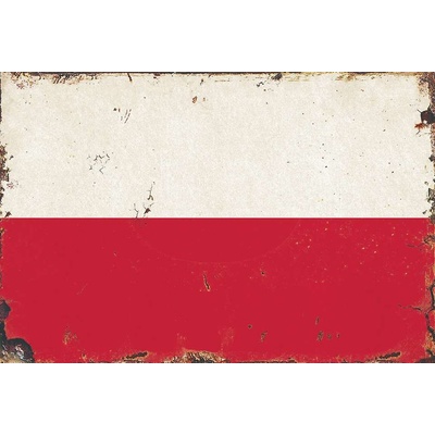 Ceduľa Poľská vlajka