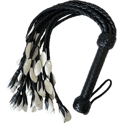 Willi Kožená pletená důtka s květy