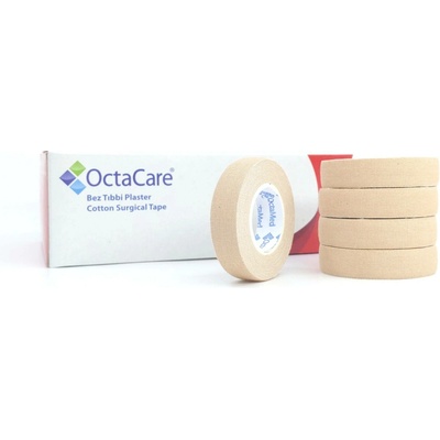 OctaCare Cotton Tape textilní náplast 1,25 cm x 5 m 24 ks