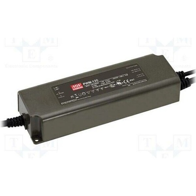 MEAN WELL PWM-120-12 Napájecí zdroj: spínaný; pro LED pásky; 120W; 12VDC; 10A; IP67