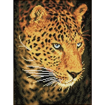 Diamond dotz Портрет на леопард - диамантен гоблен sd5.404