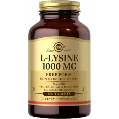 Solgar L-lyzín 1000 mg 100 tabliet