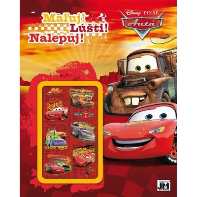 Maluj lúšti nalep.Auta JM - Walt Disney