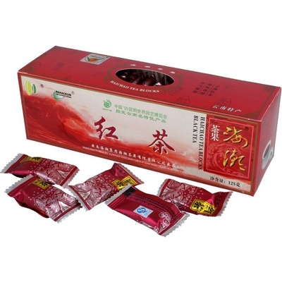Meridian Čínský černý čaj Yunnan Black lisovaný čaj v kostce 125 g