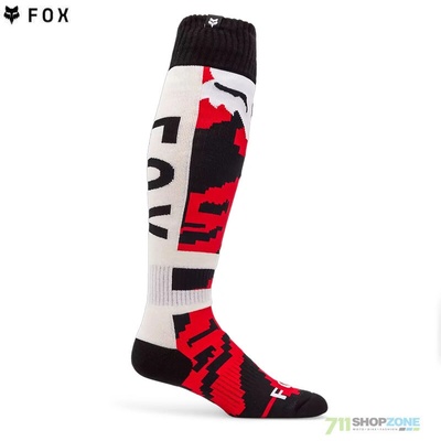 FOX 180 Kairos podkolienky white fluo red