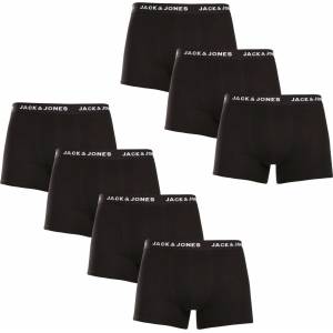 Jack & Jones Набор от седем - мъжки боксерки Jack and Jones черни Jack & Jones | Cheren | МЪЖЕ | XL