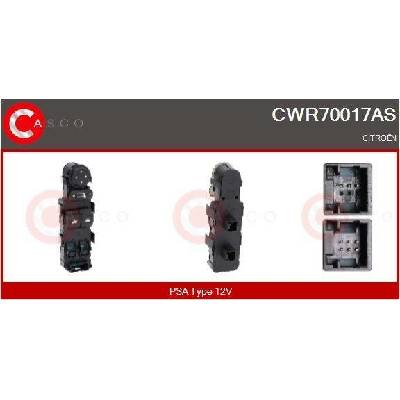 Spínač, zvedací zařízení oken CASCO CWR70017AS