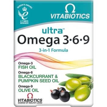 Image 1 of Vitabiotics Ultra Omega 3-6-9 [60 капсули]