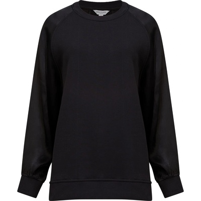 Great Plains Блуза Great Plains Women's Satin Crew Sweatshirt - 01-Black