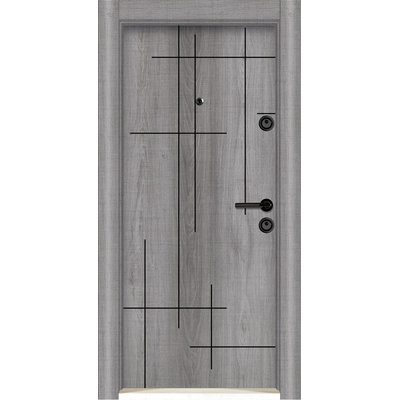 Starsteeldoor Блиндирана врата StarLife SL 208 Сив дъб (цена без монтаж)
