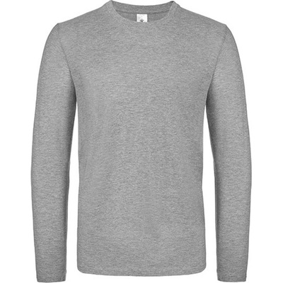 B&C pánske tričko s dlhým rukávom TU05T Sport Grey Heather