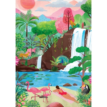 Image 1 of Pieces & Peace - Puzzle Tropical Vibes - 500 piese