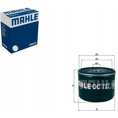 MAHLE OLEJOVÝ FILTER DACIA RENAULT
