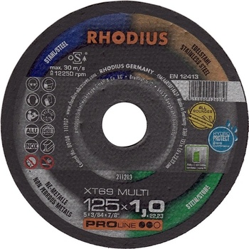 Rhodius Řezný kotouč 125 x 1,0 mm 211203