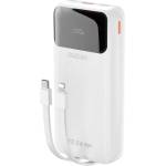 Dudao K15Pro Преносима батерия Powerbank 20000mAh 22.5W PD USB-C / USB (K15Pro white)